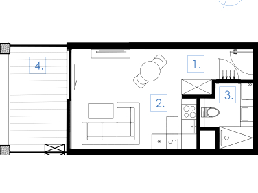 Mieszkanie Mikołajki