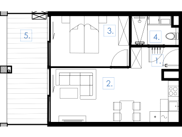 Mieszkanie Mikołajki