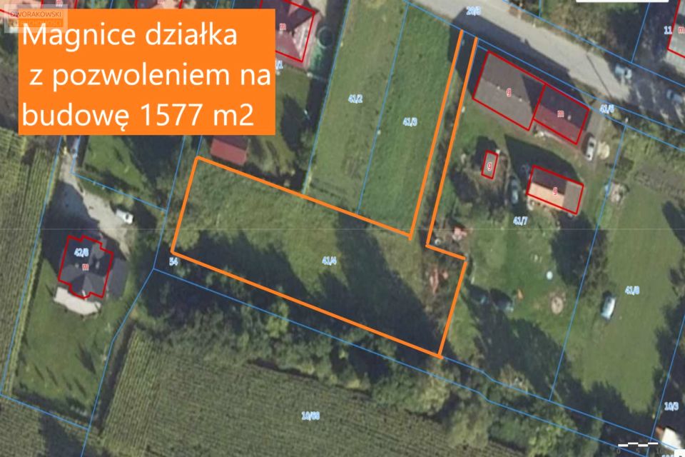 Działka budowlana Magnice