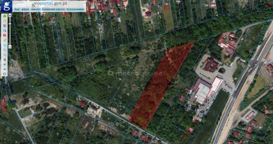 Działka budowlano-rolna Kolonia Poczesna