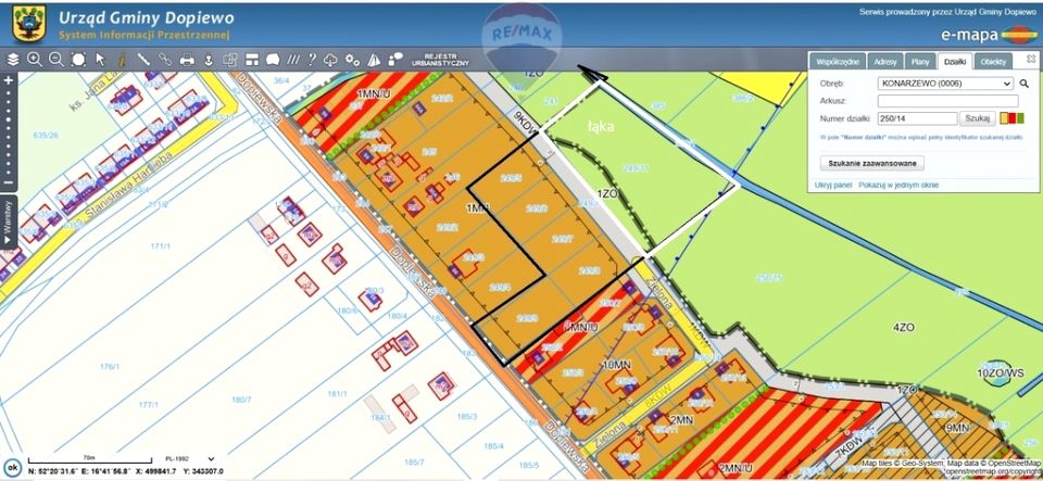 Działka rolna Konarzewo