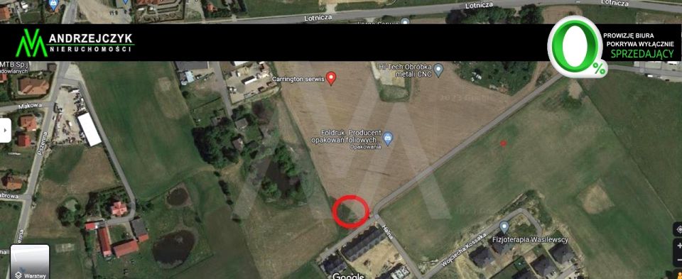 Działka usługowa Banino