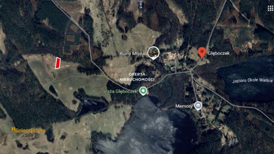 Działka rolna Głęboczek
