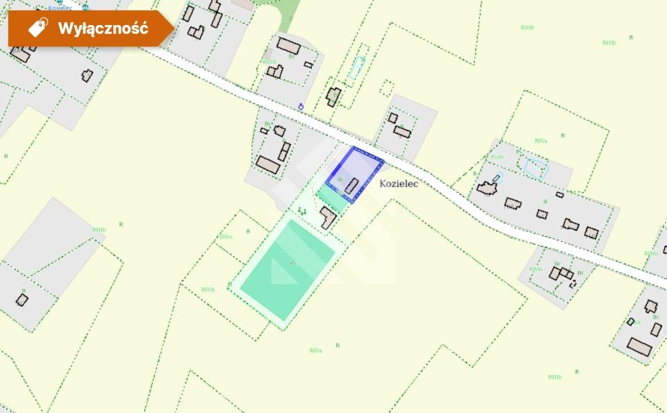 Działka budowlana Kozielec