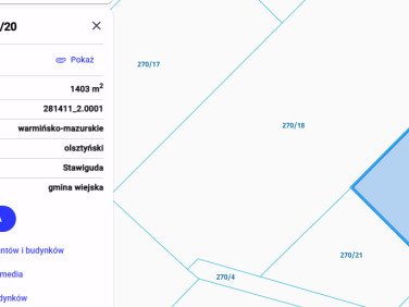 Działka budowlana Bartąg