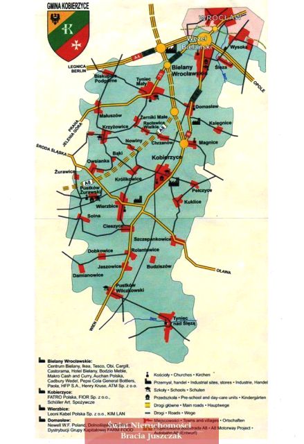 Działka usługowa Wierzbice