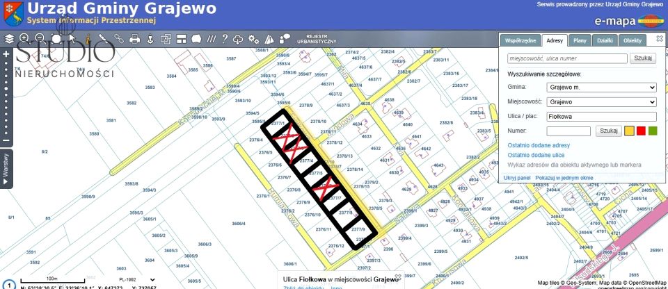 Działka budowlana Grajewo