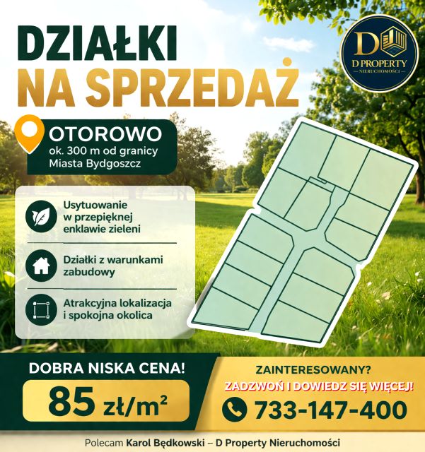 Działka budowlano-rolna Otorowo