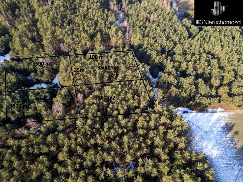 Działka leśna Stoczek