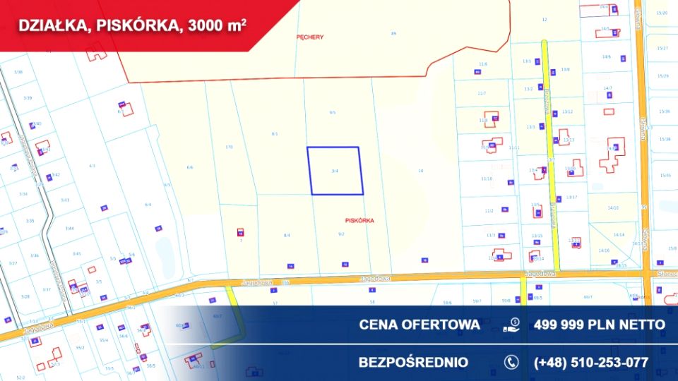 Działka budowlana Piskórka