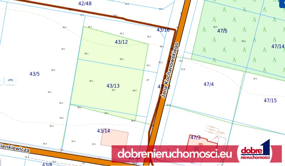 Działka budowlana Toporzysko