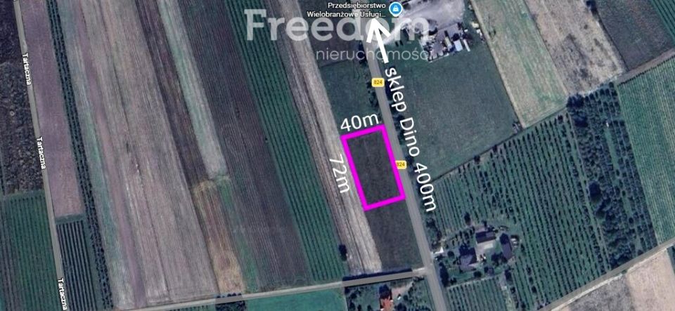 Działka usługowa KARCZMISKA PIERWSZE