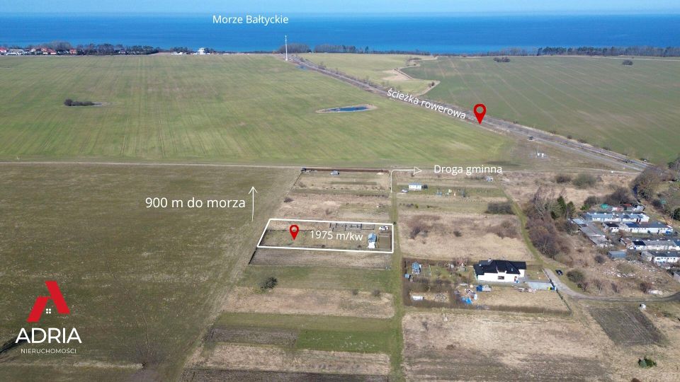 Działka budowlana Gąski