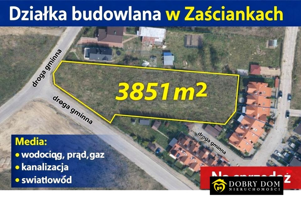 Działka budowlana Zaścianki