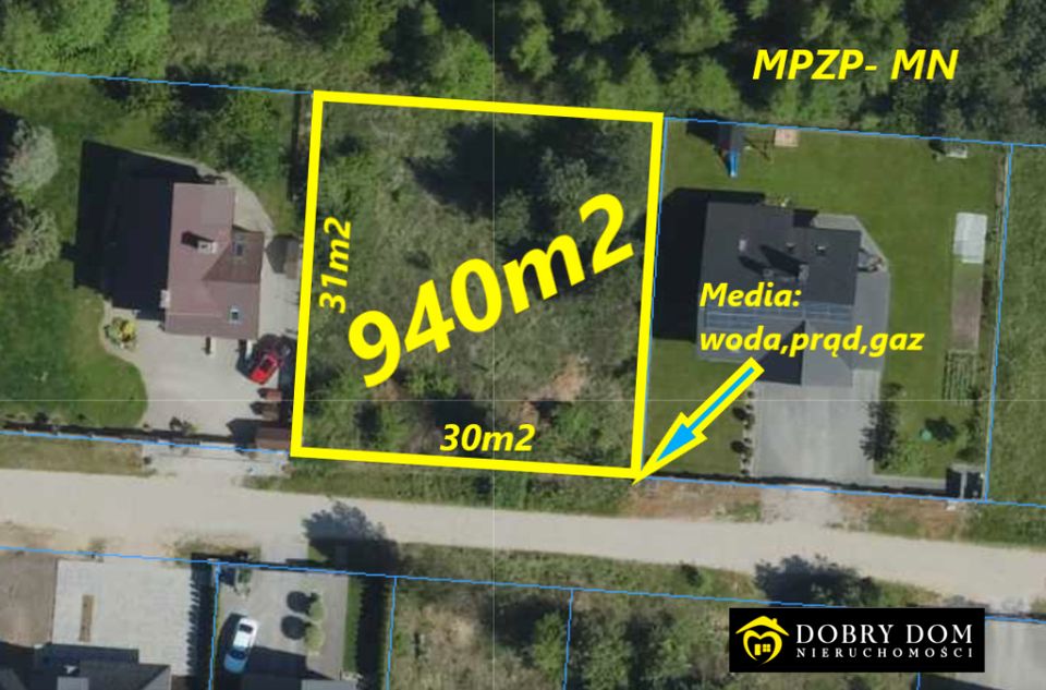 Działka budowlana Kuriany