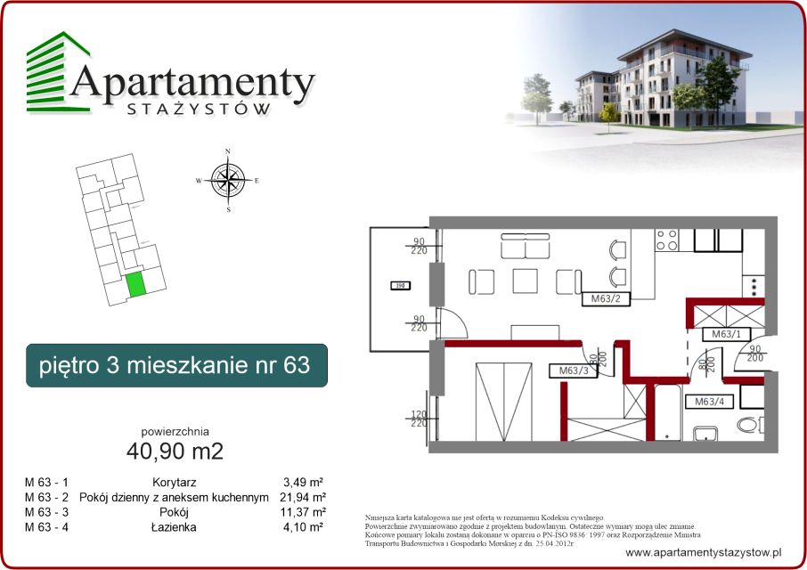 Mieszkanie Komorowice Krakowskie, ul. Stażystów 48