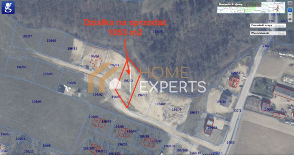 Działka budowlana Lniska