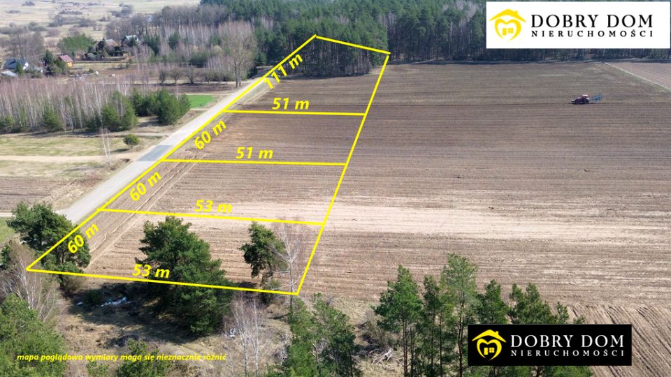 Działka budowlano-rolna Samułki Małe