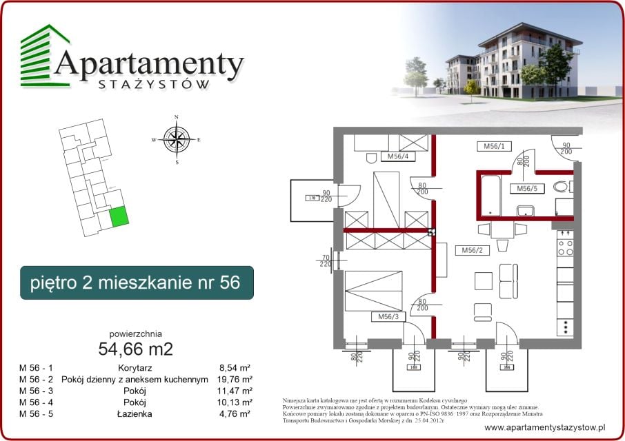 Mieszkanie Komorowice Krakowskie, ul. Stażystów 48