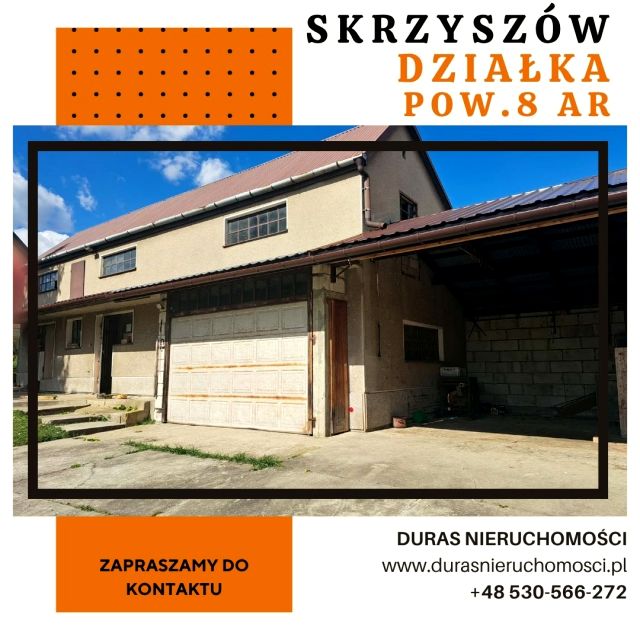 Działka budowlana Skrzyszów