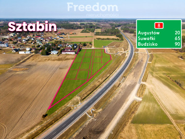 Działka inwestycyjna Sztabin