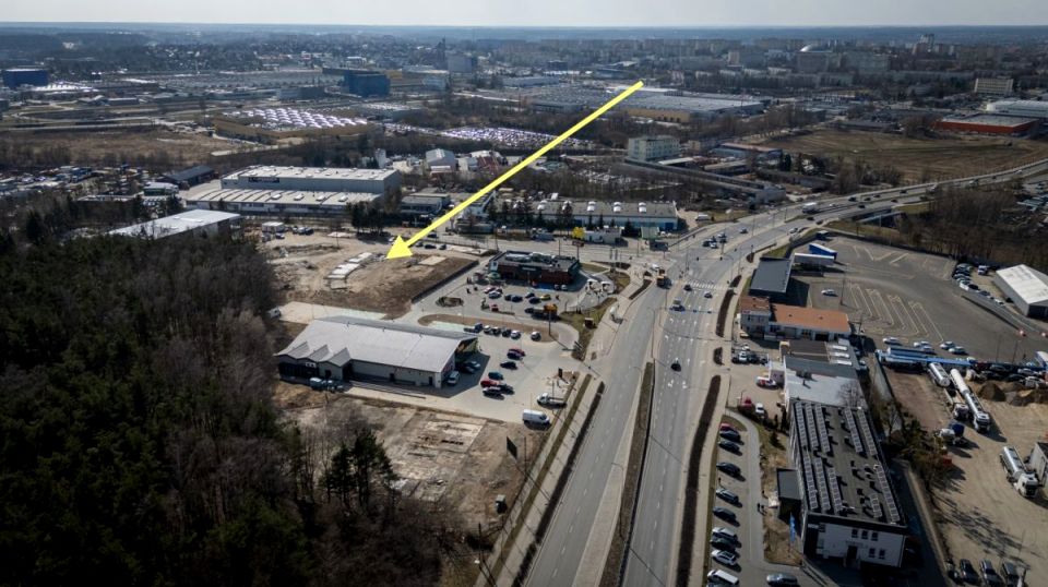 Działka usługowa Olsztyn