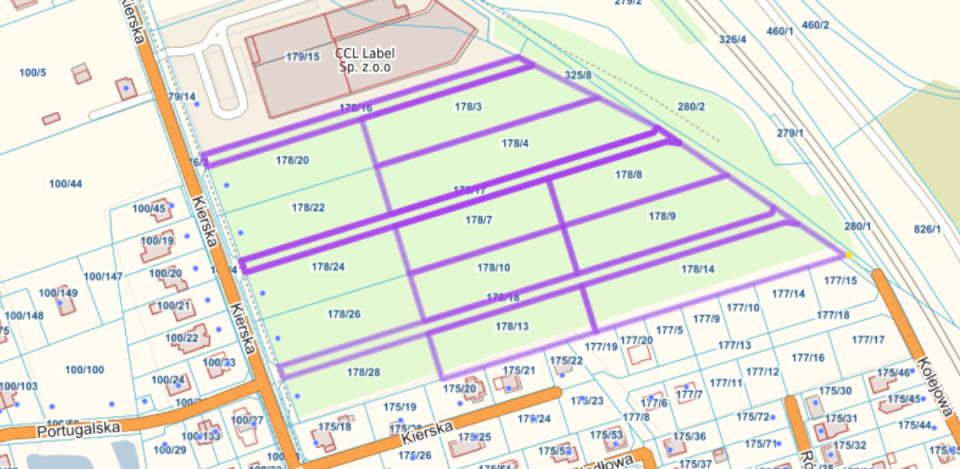 Działka przemysłowa Kiekrz