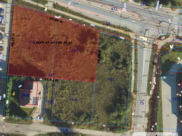 Działka usługowa Gdańsk