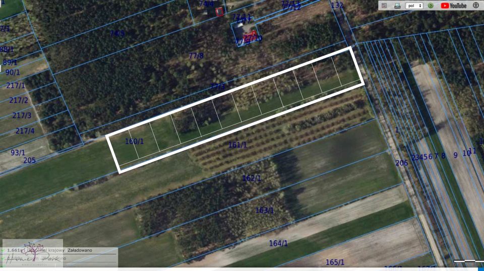 Działka rekreacyjna Helenów