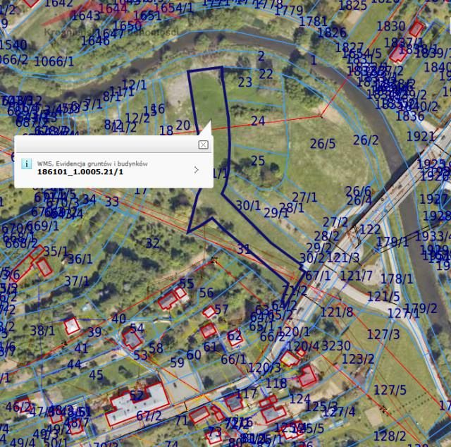 Działka rekreacyjna Krosno