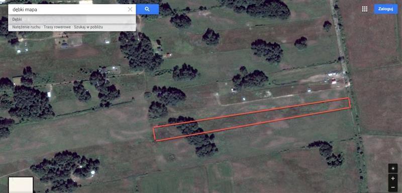 Działka rekreacyjna Dębki