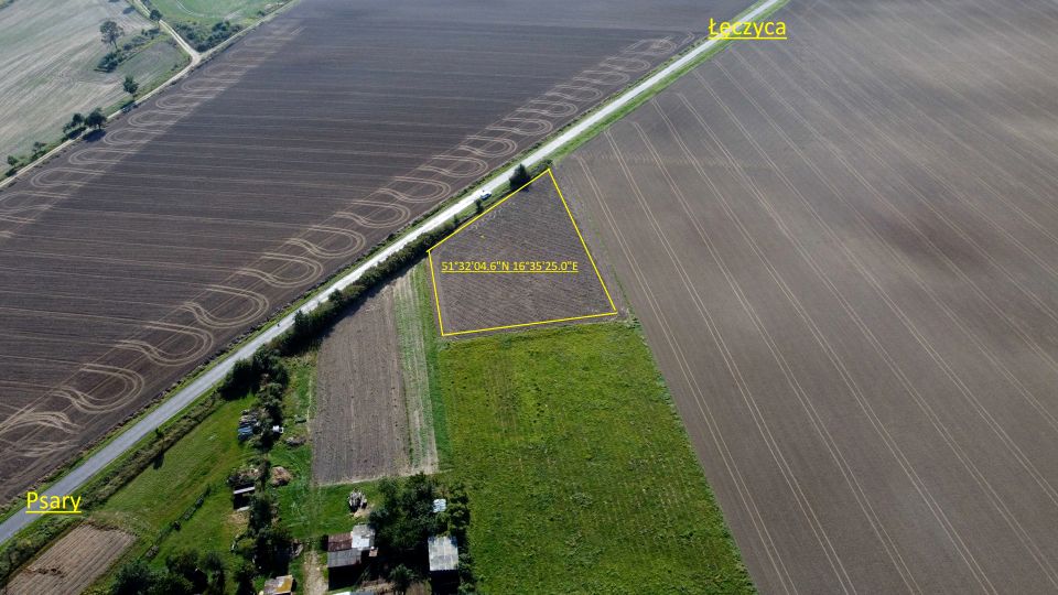 Działka rolna Psary