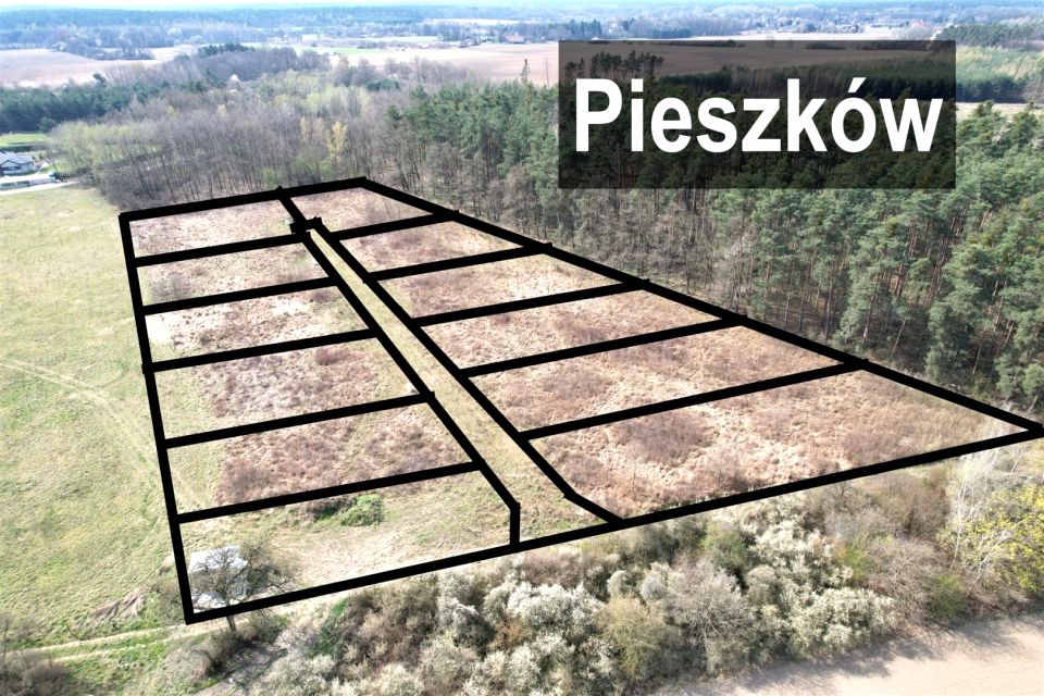 Pusta działka Pieszków