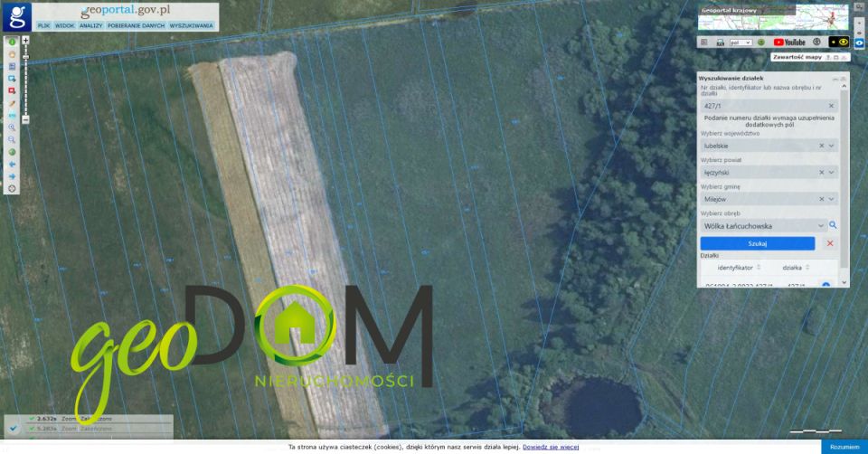 Działka rolna Wólka Łańcuchowska