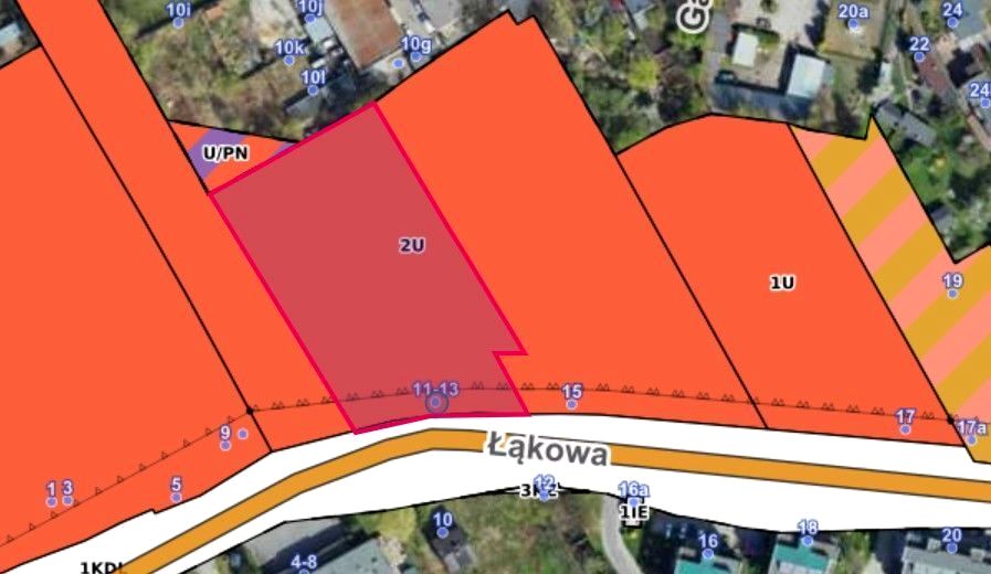 Działka usługowa Zgierz