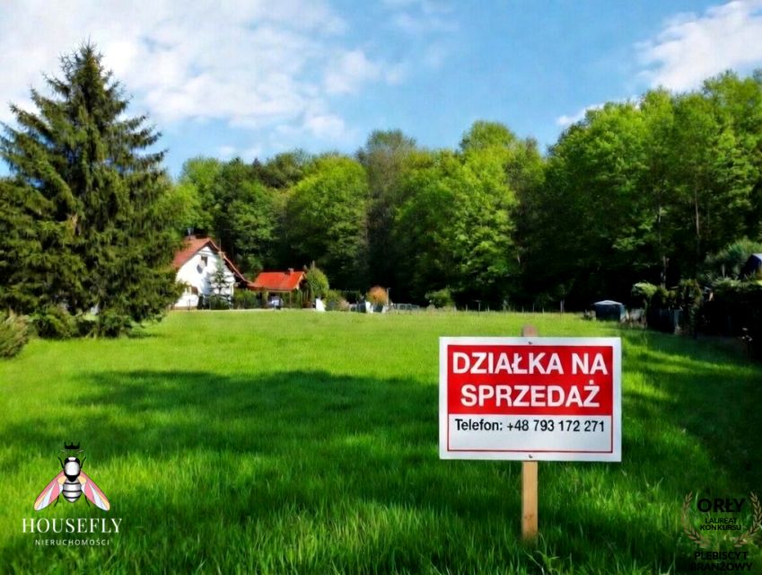 Działka przy lesie