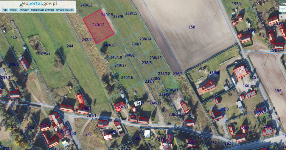 Działka budowlana Polichno