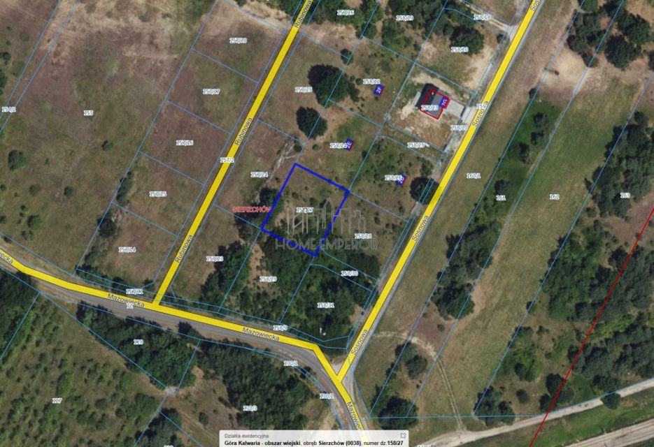 Pusta działka Sierzchów