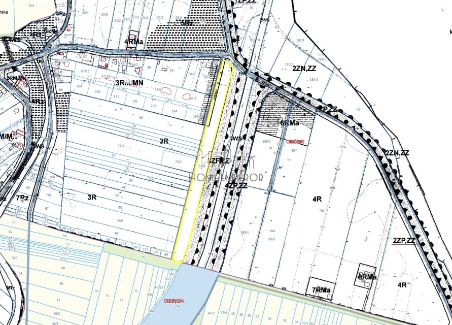 Działka rolna Obórki