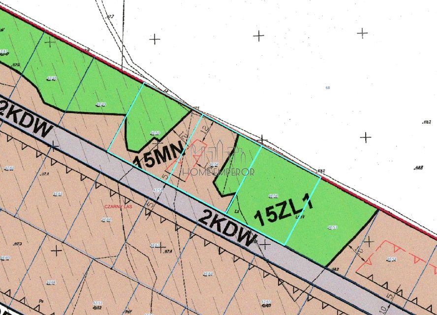 Działka budowlana Czarny Las