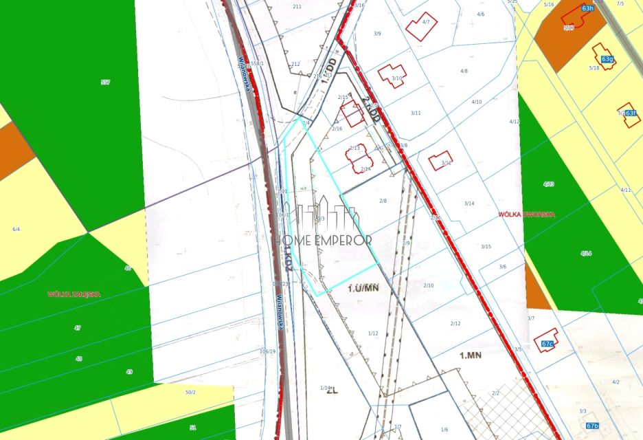 Działka usługowa Wólka Dworska