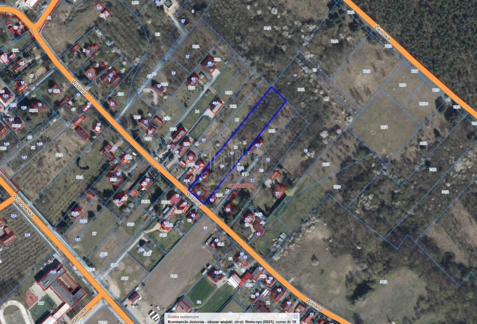 Zabudowana działka Słomczyn
