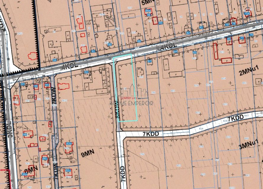 Działka usługowa Czarny Las