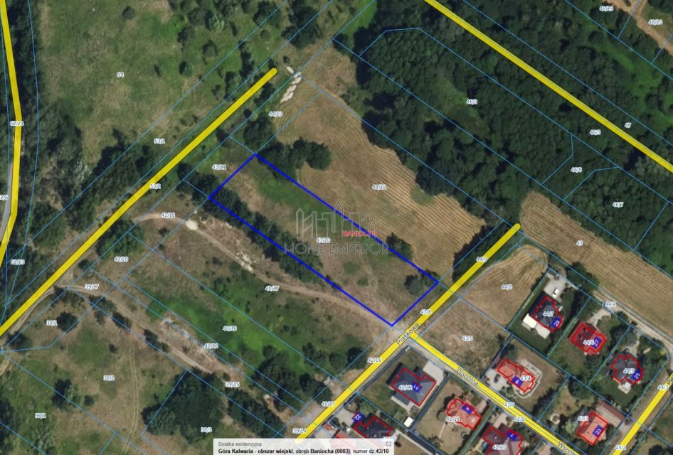 Pusta działka Baniocha