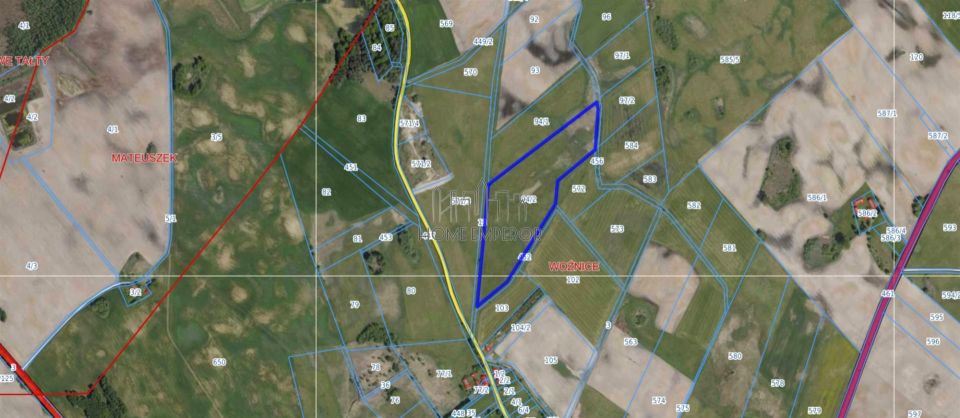 Działka inwestycyjna Mikołajki