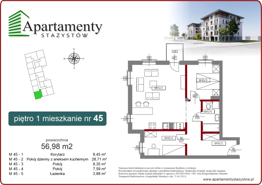 Mieszkanie Komorowice Krakowskie, ul. Stażystów 48