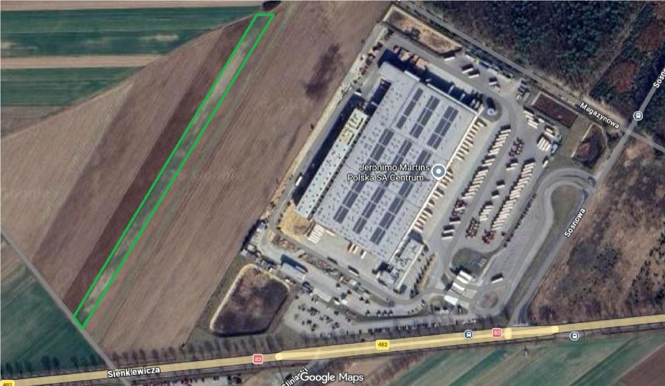 Działka inwestycyjna Sieradz