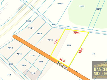 Działka przemysłowa Zalesiany