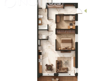 Mieszkanie przy lesie