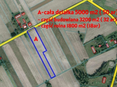 Działka budowlano-rolna Brzostówka